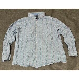 Tailorbyrd Collection Men's XXL Zig Zag Long Sleeve Shirt